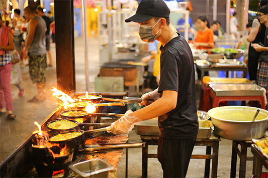 Street food vendor