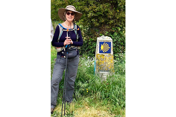 Ann on the Camino de Santiago