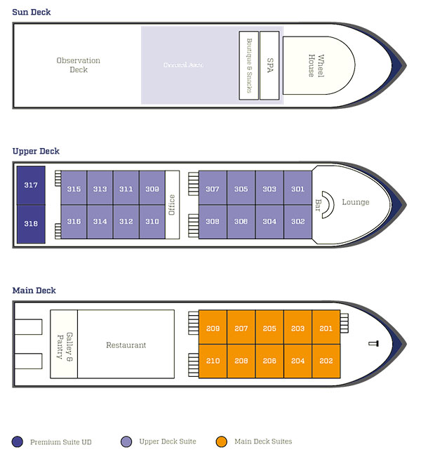 Bengal Ganga deck plan