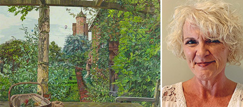 British garden painting