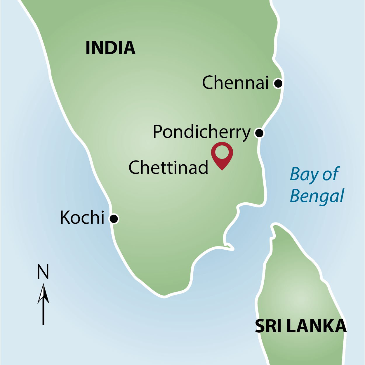 Chettinad map