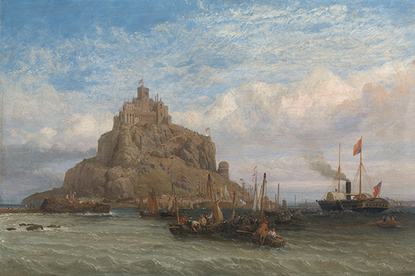 Clarkson Stanfield (1793-1867) - The Royal Yacht Passing St Michael's Mount