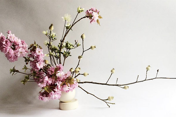 Ikebana, the Japanese art of flower arrangement
