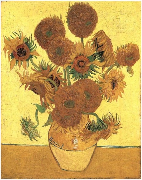 van Gogh sunflowers