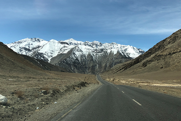 The scenery in Ladakh is stunning