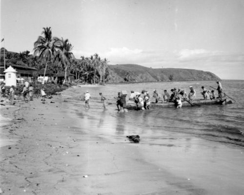 Convicts arriving on Coiba Island on January 15, 1956 credit Smithsonian