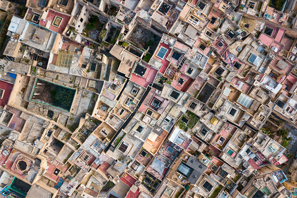 Aerial view of Fes medina