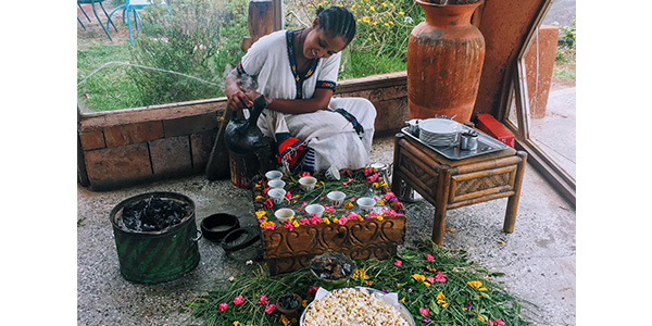 Ethiopia coffee ceremony