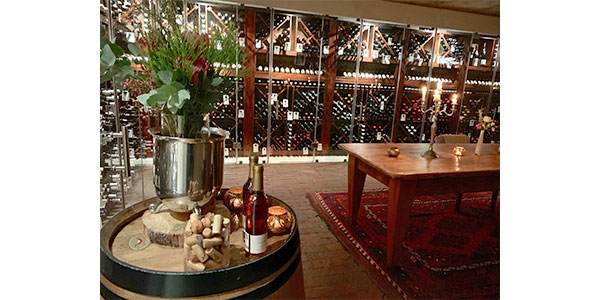 Grootbos wine cellar