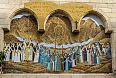 Mosaic murals in the entrance to The Hanging Church in Cairo