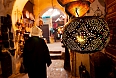 Lantern shop in Marrakech souk