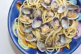 Spaghetti with fresh clams