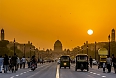 Sunset nearby the Presidential Residence, Rashtrapati Bhavan, New Delhi