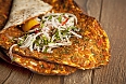 Lahmacun (Turkish flatbread with minced meat)