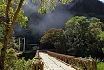 Wooden bridge near Machu Picchu