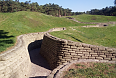 The WWI trenches used during the Battle of Vimy Ridge at the Canadian National Vimy Memorial Park (Photo credit:MatteoNL97)