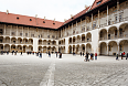 Interiors of Wawel Castle in Krakow