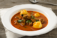 Goulash - stew of meat and vegetables seasoned with paprika