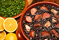 Feijoada - stew of beans with beef and pork