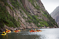 Sea kayaking at Bonaventure Island