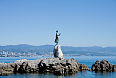 Bronze Sculpture of Maiden with Seagull, Opatija