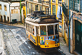 Tram in Lisbon, Portugal