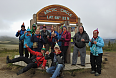 Quest group at the Arctic Circle