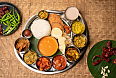 A traditional Goan Fish Thali