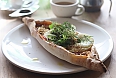 Pide (Turkish stuffed flatbread)