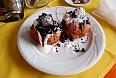 Papanasi (Romanian cheese donuts)
