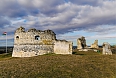 Szarvasko castle ruins in Dobrente village Hungary