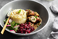 Swedish meatballs with lingonberry sauce and mashed potatoes
