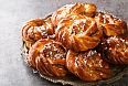 Swedish kanelbullar (cinnamon buns)