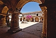 Courtyard of Capuchins Monastery in Antigua de Guatemala