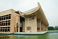 Chandigarh's Palace of Assembly, designed by modernist architect Le Corbusier